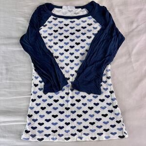 Y2K Charlotte Ruse Waffle Knit Heart Shirt Small